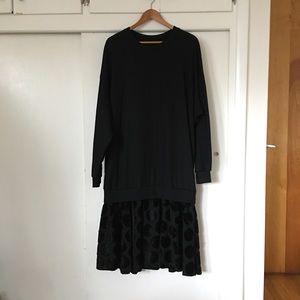Y’S BY YOHJI YAMAMOTO/ wool dress